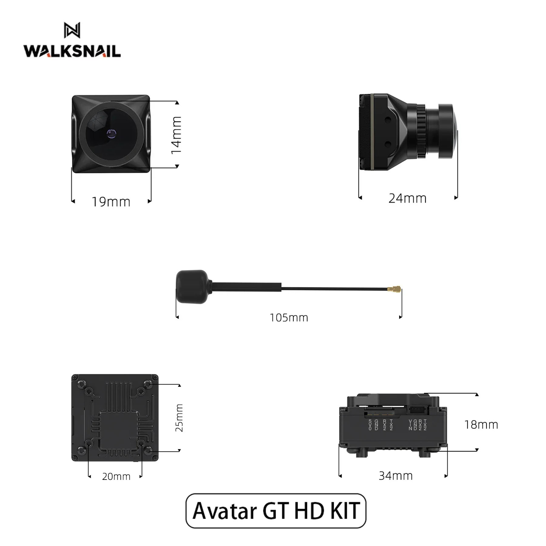 Walksnail Avatar GT HD KIT 2W  - Drone Kit Long Range review and price